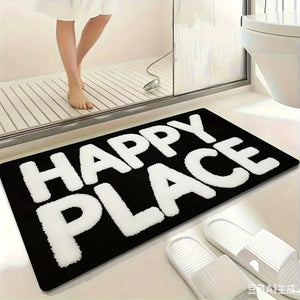 Funny GET NAKED Bathroom Rug, Soft Absorbent Flannel Bath Mat