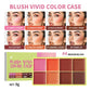 8-Color Cream Blush & Contour Face Palette, Blendable, Long-Lasting & Sweat-Resistant, Natural Glow