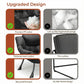 Modern Lounge Chair with Foldable Ottoman – Oversized Cushioned Reading Armchair with Footrest & Side Pocket