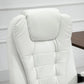 7-Point Vibrating Massage Office Chair with Footrest, High Back Reclining Computer Chair with Lumbar Support & Adjustable Height – White