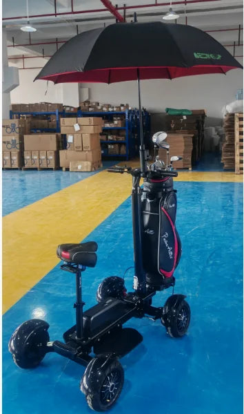 4-Wheel Golf Mobility Scooter for Adults – 2400W High-Power Electric Scooter, Foldable Design, Fat Tires, All-Terrain