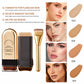 4-in-1 Base Makeup Set, Hydrating Primer Gel, Setting Spray, Full Coverage Foundation Stick & Brush, Matte Finish