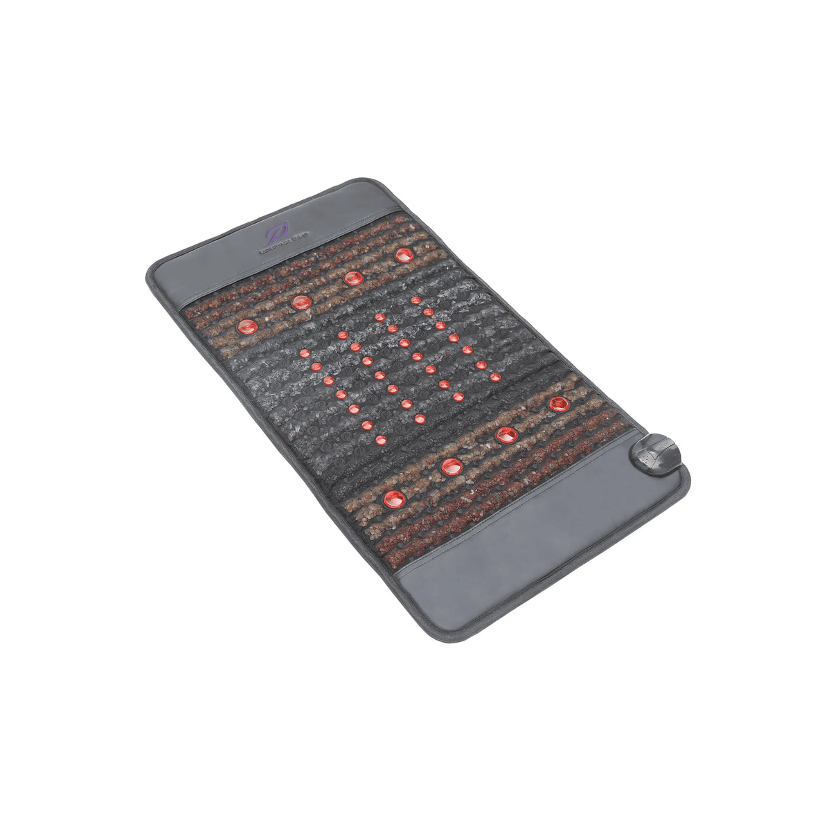 Amethyst Tourmaline Jade Heating Mat with Infrared Heat & Red Light, Crystal Wellness Massage Cushion for Home Relaxation