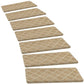 Non-Slip Carpet Stair Treads, 30 x 9.5 Inch Self-Adhesive Washable Indoor Stair Mats for Wooden Steps, Multiple Pack Sizes