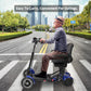 4-Wheel Mobility Scooter for Seniors – 500W Dual Motor, 36V 18Ah Battery, 14" Tires, Disc Brakes, Outdoor Electric Scooter