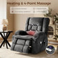 Power Lift Recliner Chair with Massage & Heat, Electric Stand Assist Overstuffed Reclining Chair for Seniors