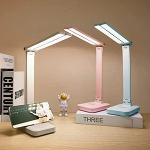 Portable Rechargeable Desk Lamp with 3 Lighting Modes for Reading and Home Office