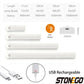 26/40 LED Rechargeable Motion Sensor Closet Light, USB Dimmable Wireless Magnetic Under Cabinet Lamp for Kitchen & Wardrobe
