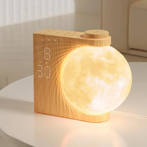 Sunrise Alarm Clock for Heavy Sleepers with Moon Night Light, 10 Light Effects, 30/60/90-Minute Timer for Bedroom