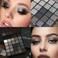 Smoky Eyeshadow Palette, Matte, Pearlescent & Fine Glitter Shades, Silky Blendable Eye Makeup