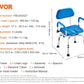 360° Swivel Shower Chair – Height Adjustable Bath Seat with Armrests, Backrest & Non-Slip Feet for Seniors
