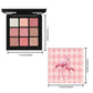 9 Shades Pink Rose Eyeshadow Palette Matte Shimmer Glitter Waterproof Long Lasting Pigmented Portable Daily Party Eye Makeup For Women Makeup