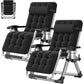 Set of 2 Zero Gravity Outdoor Lounge Chairs – Adjustable Reclining Patio Chairs with Cushions, Headrests & Cup Holders