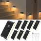 WILLED Rechargeable Motion Sensor Stair Lights, Wireless LED Night Lights for Stairway, Hallway, Kitchen, Cabinet & Bedroom