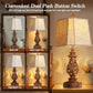 29-Inch Farmhouse Table Lamps Set of 2 with Night Light, USB-A and USB-C Charging Ports, Linen Shades for Bedside Nightstands