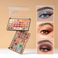 36-Color Glitter and Pearl Eyeshadow Palette, Multi-Use Face and Body Shimmer Makeup with Gift Box