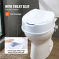 6" Raised Toilet Seat – Universal Toilet Riser with Secure Screw-Lock Design & Toilet Seat, 300 lb Capacity