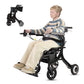 Foldable Electric Rollator Walker and Portable Transfer Chair with Seat