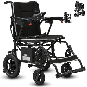 36lbs Ultralight Foldable Electric Wheelchair with 15 Mile Range