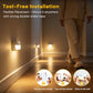 Motion Sensor LED Step Lights, 4-Pack, Battery Operated, Wireless Indoor Stair Lights, Warm White 3000K