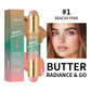 Double-Ended Blush and Bronzer Stick, Multi-Use Cream Cheek Color, Luminous Finish Contour Makeup