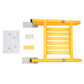 Wall-Mounted Folding Shower Seat – 90° Fold-Up Bath Chair with Stainless Steel Frame, 440 lb Capacity