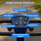 4-Wheel Electric Mobility Scooter for Adults, 250W Motor, 265 lb Capacity, Foldable All-Terrain Design, Basket & LED Light