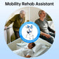 Adjustable Rehabilitation Stand-Up Walker – 220 lbs Capacity, 8-Wheel Walking Support Aid