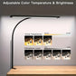 15.75-Inch LED Desk Lamp with Clamp, 100 LEDs, Stepless Dimming, Flexible Gooseneck, USB Powered Task Light