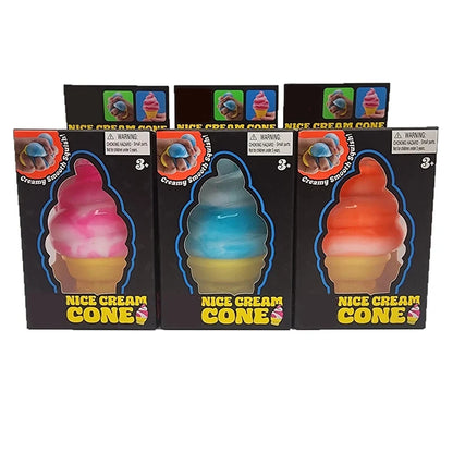 Ice Cream Sensory Fidget Toy, Soft Squishy Squeeze Toy