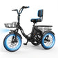 Triker 2.0 Folding Electric Tricycle – 1200W Motor, 48V Battery & 18" Fat Tires