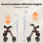 Heavy-Duty Rollator Walker for Seniors with Seat & Backrest – 330 lb Capacity, 8" Wheels
