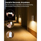 2-Pack Rechargeable Motion Sensor Night Lights, Magnetic Mini Warm White LED Lights for Stairs, Hallways, Bathrooms & Bedrooms