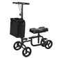 All-Terrain Knee Scooter for Adults – Steerable Leg Support Walker with Shock Absorber & Locking Handbrake