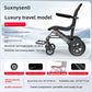 Ultra-Lightweight Foldable Ergonomic Portable Wheelchair for Seniors