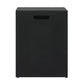 Modern Cube Side Table with Built-In Handles, Portable Square Accent End Table for Living Room & Bedroom