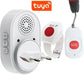 Wireless SOS Panic Button for Seniors – WiFi Caregiver Pager with Smart Life/Tuya App Alerts