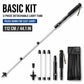 LED Walking Stick with Detachable Light, USB-C Rechargeable Aluminum Alloy Hiking Cane for Night Walking, Camping & Trekking