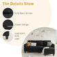 78-Inch L-Shaped Sectional Sofa – 3-Seat Black Velvet Couch with Convertible Ottoman for Living Room & Small Spaces