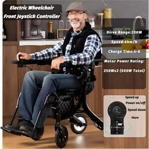 Electric Wheelchair Lightweight Rollator Walker Seniors Mobility Scooters