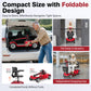 Heavy Duty 4-Wheel Mobility Scooter for Adults, Foldable All-Terrain Carbon Steel Frame, Dual Mode