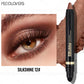 6-Piece Dual-Ended Eyeshadow Stick Set, Matte and Glitter Cream Eye Pencils, Water-Resistant