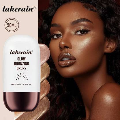 Liquid Bronzing Drops, Blendable Shimmer Bronzer and Face Illuminator, 4 Shades Available
