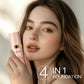 2-Piece 4-in-1 Color-Changing Foundation Set, Hydrating Concealer Coverage, Waterproof Makeup Base