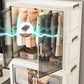 Large Foldable Storage Cabinet, Multi-Size Multifunctional Organizer with Folding Design for Bedroom, Home & Office