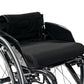 8kg Carbon Fiber Portable Sports Wheelchair with Pneumatic Rear Wheels
