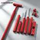 Aluminum Alloy Multifunctional Trekking Pole with T-Handle & Detachable Accessories