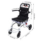 Portable Foldable Transport Wheelchair – Lightweight Travel Chair for Adults & Seniors, 180 lbs Capacity