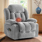 Power Lift Recliner Chair for Elderly with Massage & Lumbar Heat, Cup Holders, Side Pockets & Remote Control