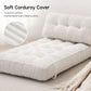 Folding Convertible Sofa Bed – Single Sleeper Chair & Floor Lounge with Back Support Pillow for Living Room, Bedroom & Guest Room